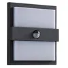 Image de Lucande LED Applique extérieure Gylfi (Moderne) en Noir Aluminium (à 48 lampes,), pour mur extérieur/façade de maison terrasse und balcon