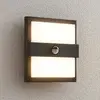 Image de Applique d'extérieur LED Lucande Gylfi, 20 cm, noir, capteur