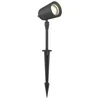 Image de Lindby Luminaire extérieur Elmana (Moderne) en Noir Aluminium (1 lampe,à GU10), Lampe sur piquet