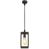 Image de Lindby Luminaire extérieur Filimon à intensité variable (Moderne) en Noir Aluminium (1 lampe,à E27), Suspension