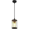 Image de Lindby Luminaire extérieur Yonan à intensité variable (Moderne) en Noir Inox (1 lampe,à E27), Suspension
