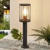 Image de Lindby Yonan luminaire pour socle, rond, gris foncé, E27