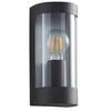 Image de Lindby Applique extérieure Junias à intensité variable (Moderne) en Noir Inox (1 lampe,à E27), pour mur extérieur/façade de maison terrasse und balcon