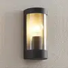 Image de Lindby Applique d'extérieur Junias, 24 cm, anthracite, acier inoxydable