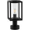 Image de Lucande Luminaire extérieur Ferda à intensité variable (Moderne) en Noir Aluminium (1 lampe,à E27), Borne lumineuse borne luminaire pour socle