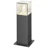 Image de Lucande Luminaire extérieur Keke à intensité variable (Moderne) en Noir Aluminium (1 lampe,à E27), Borne lumineuse borne luminaire pour socle