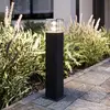 Image de Lucande, luminaire pour socle Keke, hauteur 50 cm, anthracite, aluminium