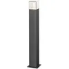 Image de Lucande Luminaire extérieur Keke à intensité variable (Moderne) en Noir Aluminium (1 lampe,à E27), Borne lumineuse borne luminaire pour socle