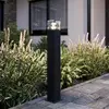 Image de Lucande, borne lumineuse Keke, hauteur 70 cm, anthracite, aluminium