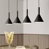 Image de Arcchio suspension Tadej, à 4 lampes, noir et blanc, métal, E27