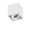 Image de Arcchio Plafonnier Kubika à intensité variable (Moderne) en Blanc Aluminium e. a. pour Couloir (1 lampe,à GU10), Luminaire Lampe Plafond Eclerage Eclairage Interieur