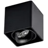 Image de Arcchio Plafonnier Kubika à intensité variable (Moderne) en Noir Aluminium e. a. pour Couloir (1 lampe,à GU10), Luminaire Lampe Plafond Eclerage Eclairage Interieur