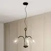 Image de Lucande Anjita suspension, verre, 3 lampes