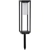 Image de Lucande LED Lampe Solaire Eliel (Moderne) en Noir Aluminium (1 lampe,à), Eclairage Exterieur Jardin