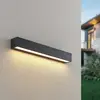 Image de Applique murale LED Lucande Lengo, 50 cm, anthracite, down, 3 000 K