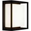 Image de Lucande LED Applique Exterieur Ilirian (Moderne) en Noir Aluminium (1 lampe,à), Murale Luminaire Lampe Jardin Eclairage d’exterieur