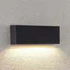 Image de Lindby, applique d'extérieur LED Jarte, 24 cm, down, gris, IP65
