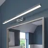 Image de Applique pour miroir LED Lindby Jukka, 90 cm, chrome, métal, IP44