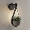 Image de Lucande Applique d'extérieur LED Florka, pierre naturelle, suspension de fleurs