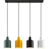 Image de Lindby Suspension Tirane à intensité variable (Moderne) en Noir Métal e. a. pour Salon & Salle manger (à 4 lampes, E27) Luminaire Lampe Plafond Plafonnier Suspendue