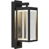 Image de Lucande LED Applique Exterieur Ferdinand (Moderne) en Noir Aluminium (1 lampe,à), Murale Luminaire Lampe Jardin Eclairage d’exterieur