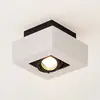 Image de Arcchio spot Vince, 14 x 14 cm, blanc/noir, GU10
