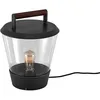 Image de Lucande Luminaire de terrasse Larkyn (Moderne) en Noir Aluminium (1 lampe,à E27)