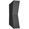 Image de Lucande LED Applique Exterieur Maniela (Moderne) en Noir Aluminium (1 lampe,à), Murale Luminaire Lampe Jardin Eclairage d’exterieur