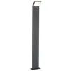 Image de Lucande LED Eclairage Exterieur Tinna (Moderne) en Noir Aluminium (1 lampe,à), Luminaire Lampe Jardin Borne Lumineuse
