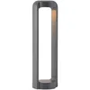Image de Lucande LED Borne Eclairage Exterieur Habsa (Moderne) en Noir Aluminium (1 lampe,à), Lumineuse Luminaire Lampe Jardin Led