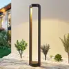Image de Lucande Borne lumineuse LED Habsa, 80 cm, anthracite, métal