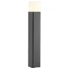 Image de Lucande Luminaire extérieur Obuna à intensité variable (Moderne) en Noir Aluminium (1 lampe,à E27), Borne lumineuse borne luminaire pour socle