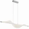 Image de Lucande LED Suspension en Tissu Edano à intensité variable (Moderne) Blanc Textile e. a. pour Salon & Salle manger (1 lampe,à), Luminaire Lampe plafond Plafonnier