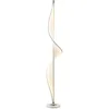 Image de Lucande LED Lampadaire Tissu Edano à intensité variable (Moderne) en Blanc Textile e. a. pour Salon & Salle manger (1 lampe,à), Sur Pied Lampe a de Sol