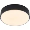 Image de Lindby LED Plafonnier Simera à intensité variable (Moderne) en Noir e. a. pour Salon & Salle manger (1 lampe,à), Eclairage Lampe Luminaire Plafond Eclerage