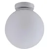 Image de Lindby Plafonnier Meriala à intensité variable en Blanc Verre e. a. pour Salon & Salle manger (1 lampe,à E27), Luminaire Lampe Plafond Eclerage Eclairage Interieur