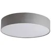 Image de Lindby LED Plafonnier Ellamina à intensité variable (Moderne) en Gris Textile e. a. pour Salon & Salle manger (1 lampe,à), Eclairage Lampe Luminaire Plafond Eclerage