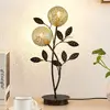 Image de Lucande lampe à poser Evory, 48 cm, à 2 lampes, noir/or, G9