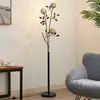 Image de Lucande lampe sur pied Evory, 160 cm, 3 lampes, noir/or, G9