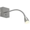 Image de Lindby LED Applique Murale Jolka (Moderne) en Gris Métal e. a. pour Chambre à coucher (1 lampe,à), Lampe Eclairage Luminaire Mural