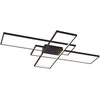 Image de Lindby LED Plafonnier Tetson à intensité variable (Moderne) en Noir Métal e. a. pour Salon & Salle manger (1 lampe,à), Eclairage Lampe Luminaire Plafond Eclerage
