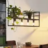 Image de Suspension Lindby Grisela, Regal, noire, métal, 120 cm