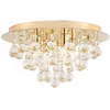 Image de Lindby Plafonnier Gillion à intensité variable (Moderne) en Doré Cristal e. a. pour Salon & Salle manger (à 4 lampes, G9) cristal plafonnier lampe