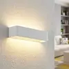 Image de Arcchio Applique murale LED Karam, 37 cm, blanc, métal, up/down