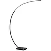 Image de Lindby LED Lampadaire Kendra à intensité variable (Moderne) en Noir Métal e. a. pour Salon & Salle manger (1 lampe,à), arqué lampadaire arc lampe sur pied de salon