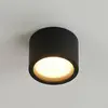 Image de Arcchio Downlight Nieva, GX53, noir, rond, Ø 10cm, métal