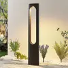Image de Lucande, borne lumineuse LED Fenti, 90 cm, anthracite, aluminium
