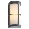Image de Lucande Applique Exterieur Kelini à intensité variable (Moderne) en Noir Aluminium (1 lampe,à E27), Murale Luminaire Lampe Jardin Eclairage