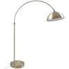 Image de Lindby Lampadaire Lennart (Moderne) en Bronze Métal e. a. pour Salon & Salle à manger (1 lampe,à E27), arqué lampadaire arc lampe sur pied de salon