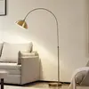 Image de Lampe sur pied Lindby Lennart, laiton antique, métal 183 cm